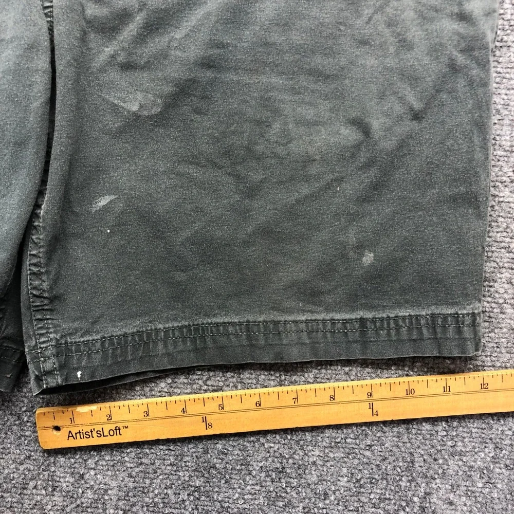 Filson Mens Charcoal Gray Green Cotton Canvas Chino Shorts Size 40